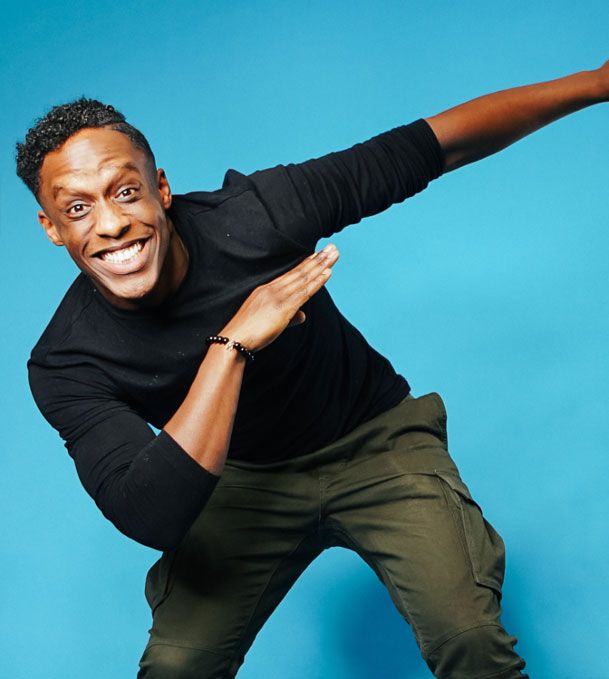 Full body portrait of Andrew Phung.